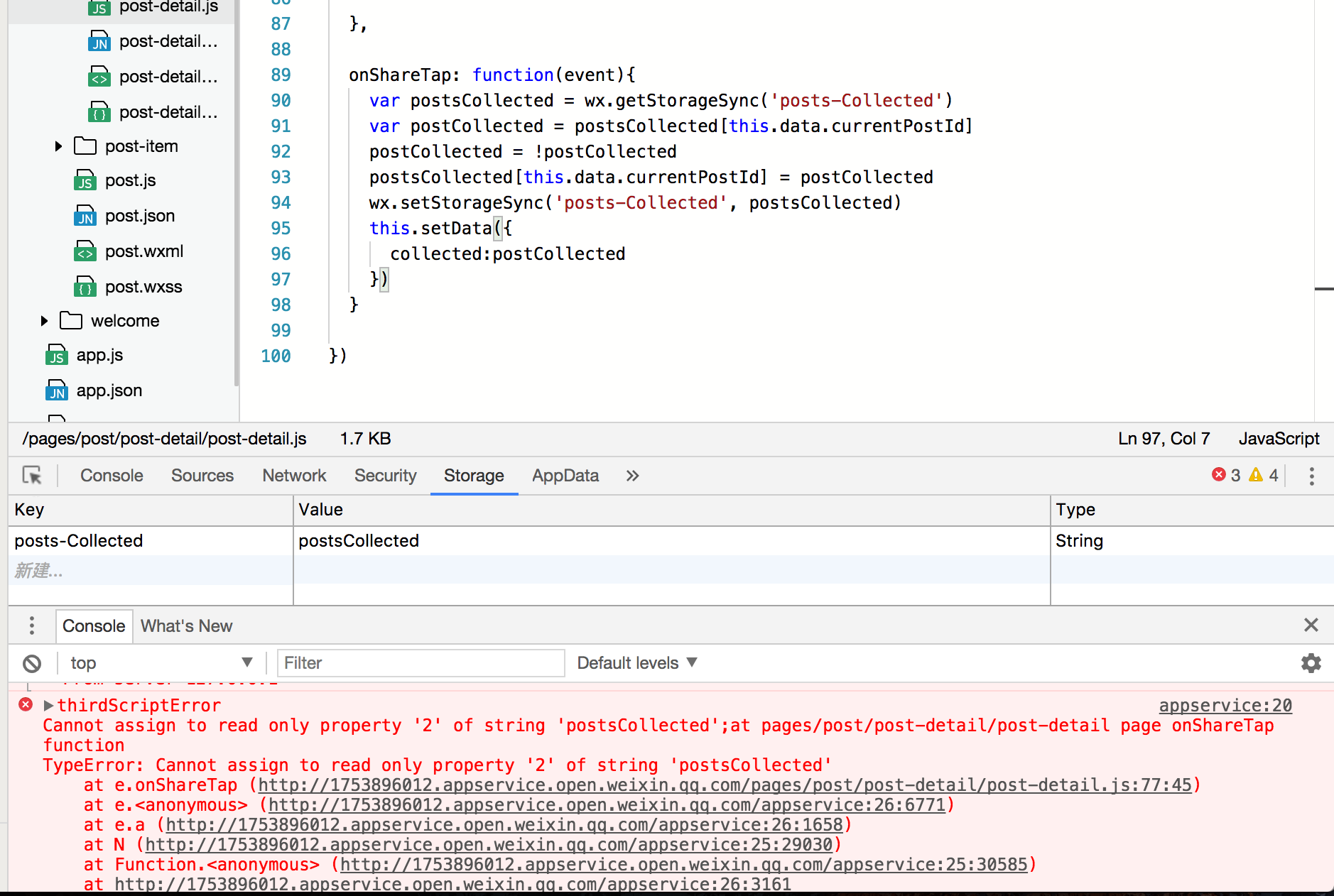 qml invalid property assignment is a read only property